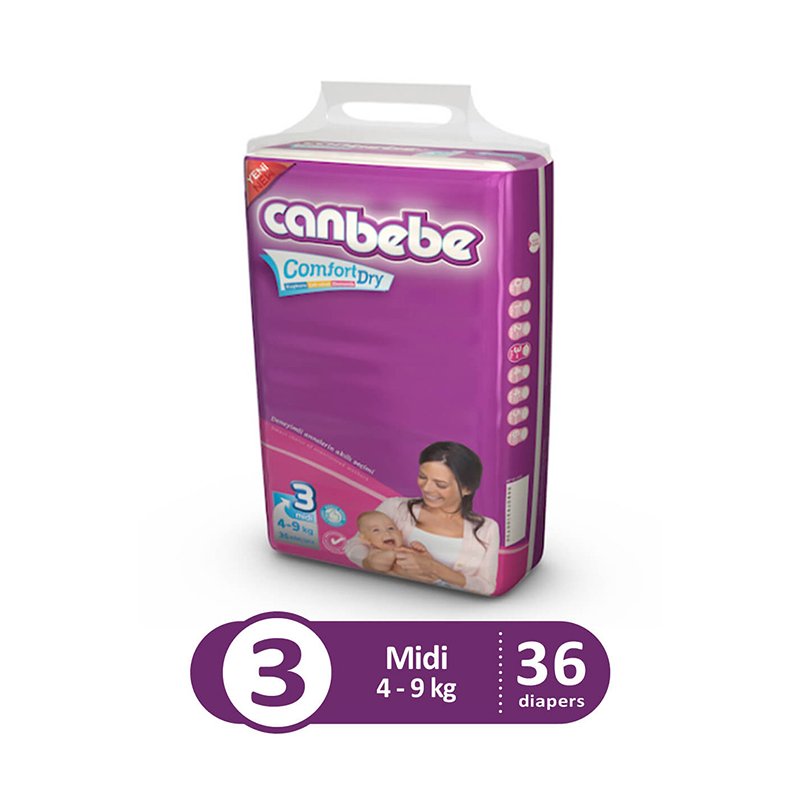 Canbebe Baby Diapers 3 Midi