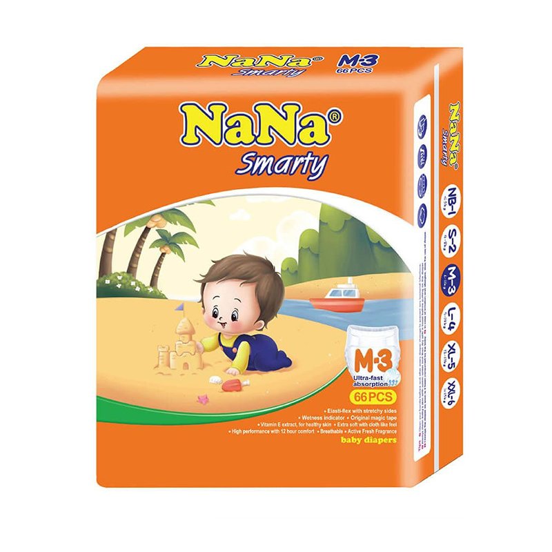 Nana Smarty Baby Diapers Medium