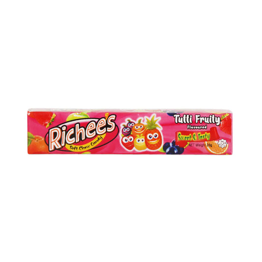 IMP RICHEE'S BLUEBERRY SOFT CHEW CANDY BAR 30GM