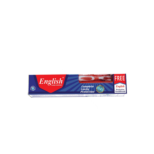 English Complete Cavity Protection Tooth Paste Brush Pack