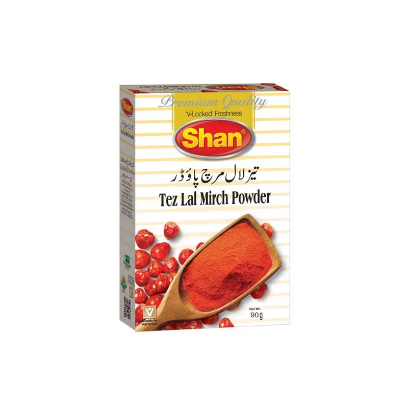 SHAN TEZ LAL MIRCH POWDER SPICES