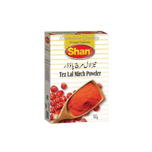 SHAN TEZ LAL MIRCH POWDER SPICES