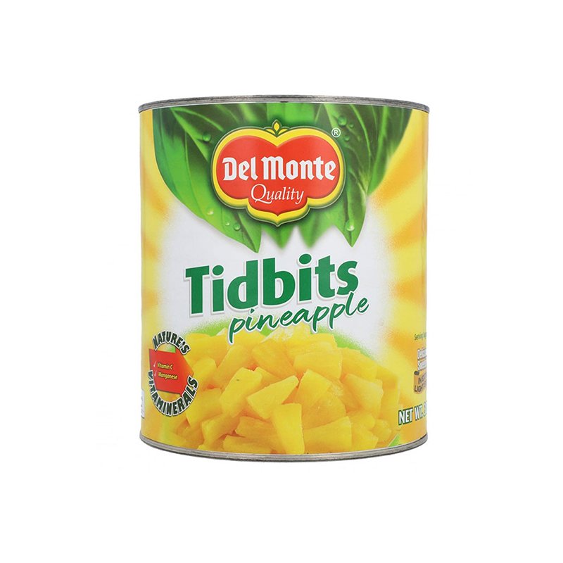Delmonte Tidbits Pineapple Tin