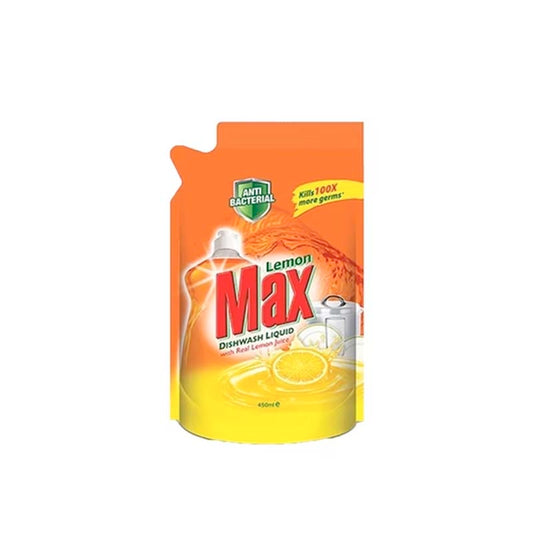 LEMON MAX ANTIBACTERIAL D/W LIQUID POUCH