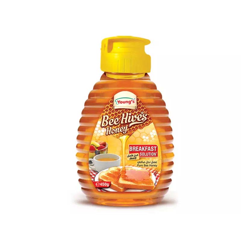 YOUNGS BEEHIVES HONEY BOTTLE