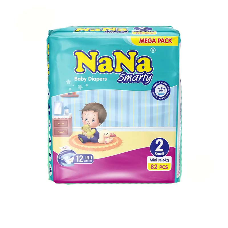 Nana Smarty Baby Diapers Small  Gentle Care & Leak Protection