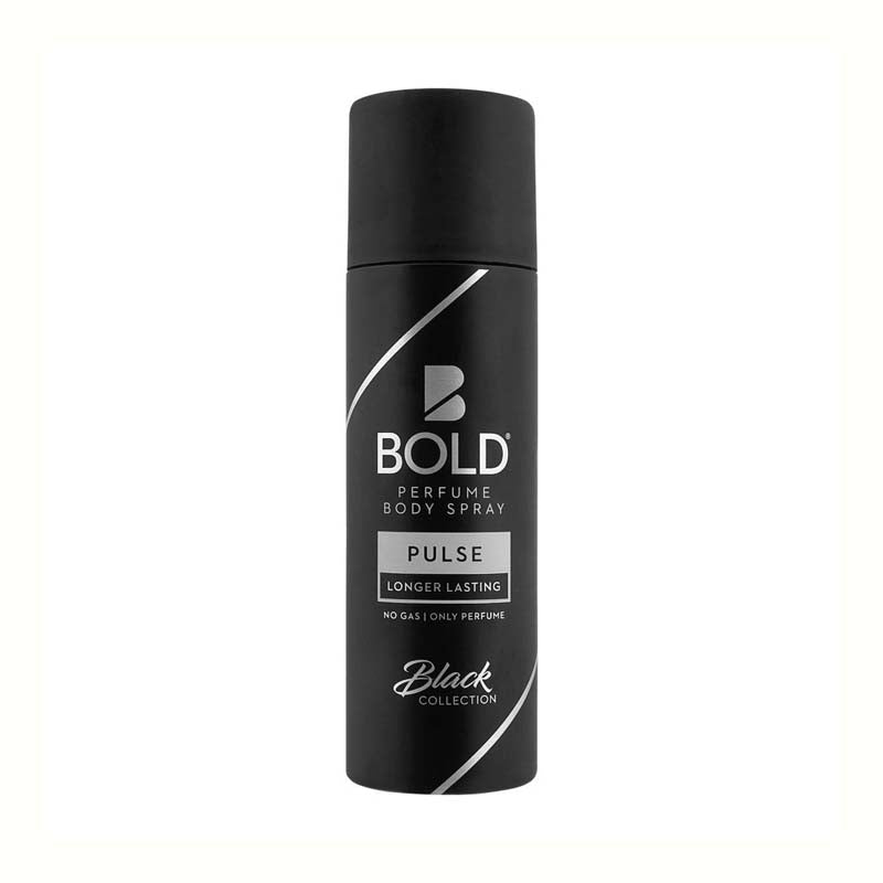 BOLD BLACK COLLECTION PULSE BODY SPRAY