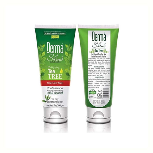 DERMA SHINE TEA TREE FACE WASH