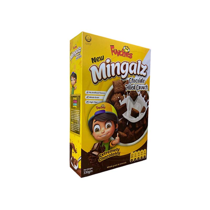 MINGALS CHOCOLATE FILLED CRUNCH CEREAL
