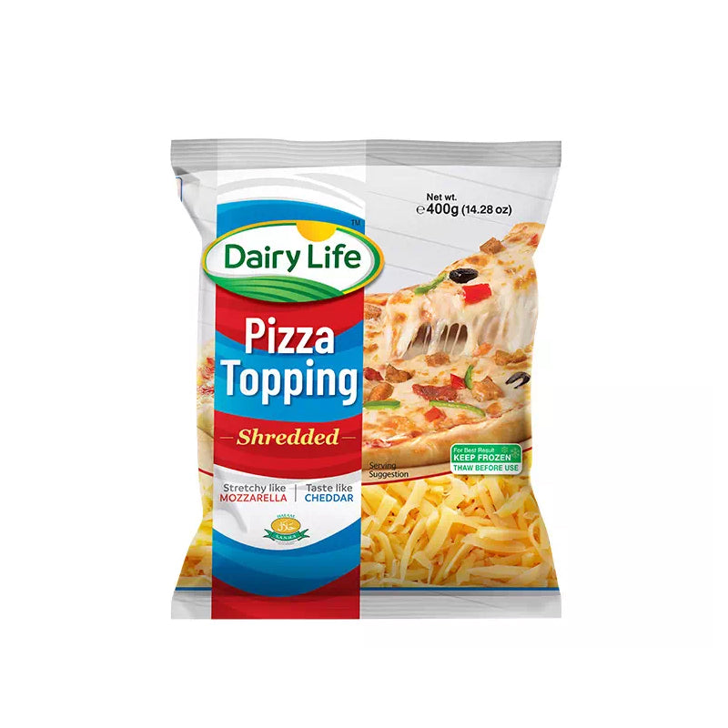 Dairy Life Pizza Topping  Shredded 400GM