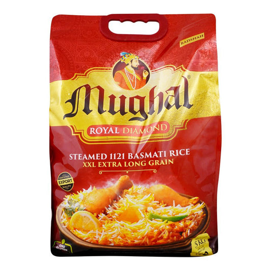 Mughal Royal Diamond 1121 Basmati Rice 5kg  Premium Aromatic Rice