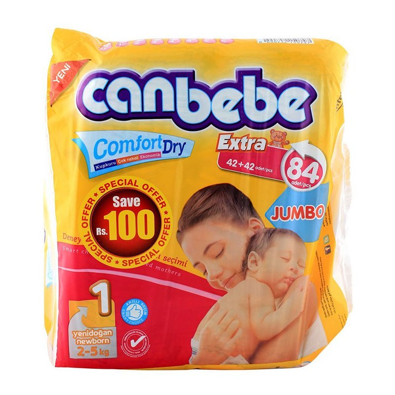Canbebe Baby Diapers Jumbo New Born