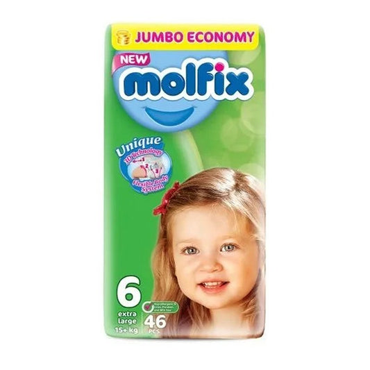 Molfix Baby Diapers 6 Jumbo Pack Xl
