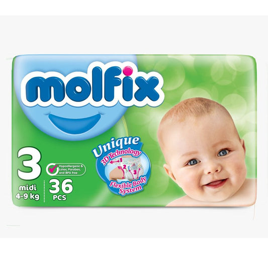 Molfix Baby Diapers Twin Pack 3 Midi
