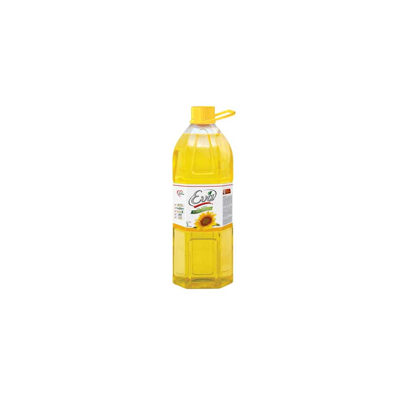 EVA Sunflower Cooking Oil Bottle 3ltr