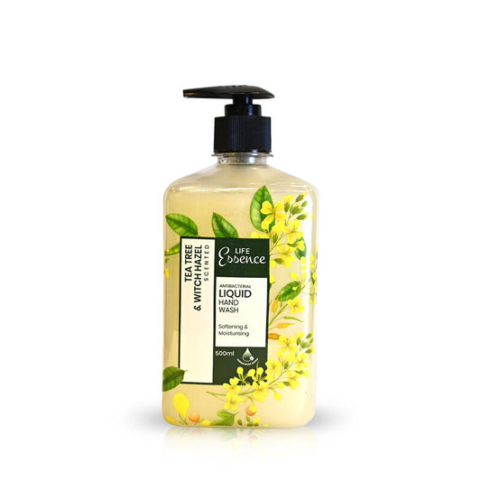 LIFE ESSENCE TEA TREE & WITCHHAZEL HAND WASH 500ML