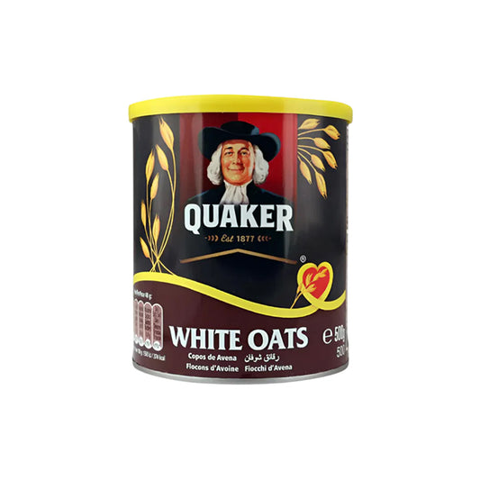 Quaker White Oats Porridge Cereal Blue Tin