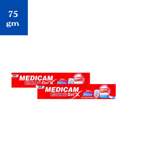 MEDICAM ULTRA FRESH RED GEL TOOTH PASTE 75GM