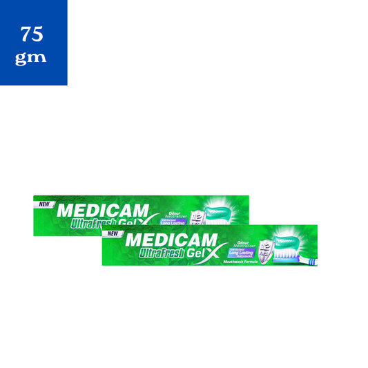 MEDICAM ULTRA FRESH GREEN GELTOOTH PASTE 75GM