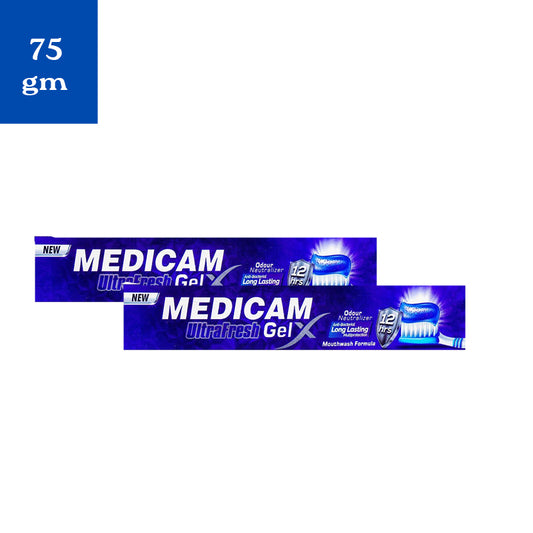 MEDICAM ULTRA FRESH BLUE GEL TOOTH PASTE 75GM