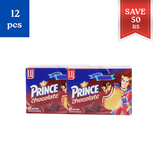 Lu Prince Chocolate Biscuit B/P Box 12Pcs
