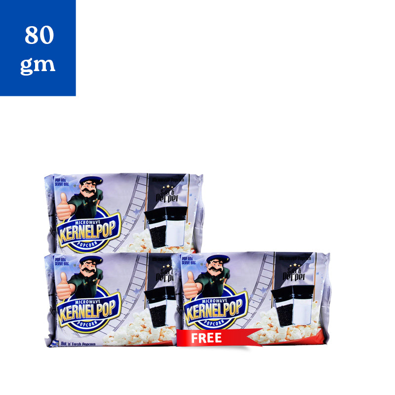 Kernal Pop Salt & Pepper Popcorn 80Gm Single