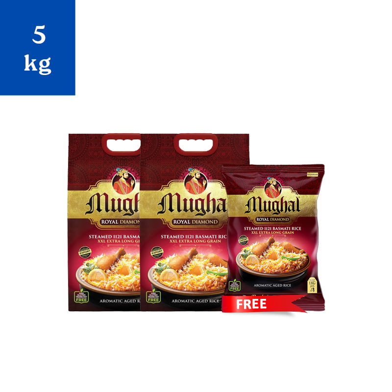 Mughal Royal Diamond 1121 Basmati Rice 5Kg