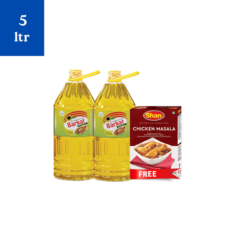 Barkat Cooking Oil Bottle 5Ltr