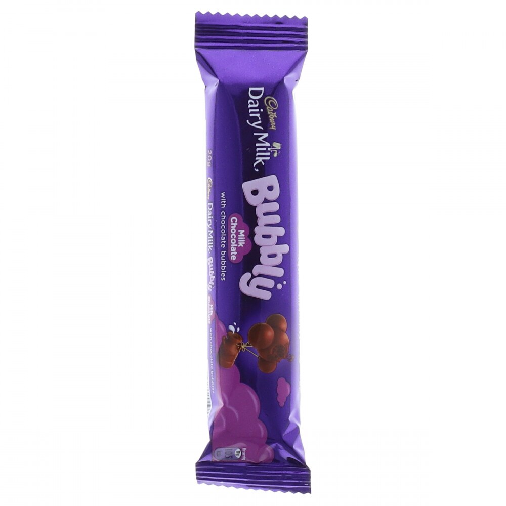 Cadbury Dairy Milk Bubbly Milk Chocolate Bar