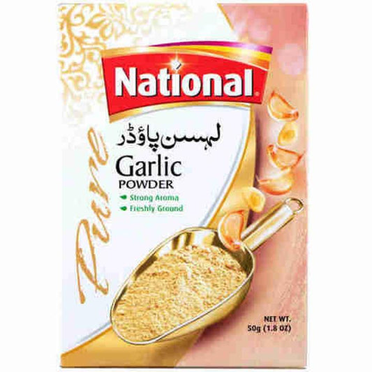 (NATIONAL) GARLIC PODWER 50GM BOX