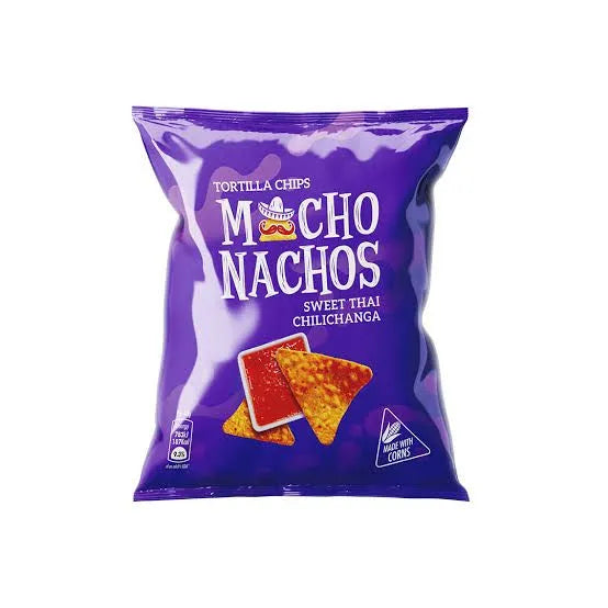 MACHO NACHO Sweet Thai Chilichanga Tortilla CHIPS 110GM