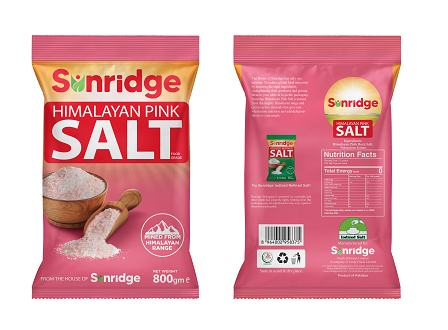 PINK HIMALAYAN SALT POUCH 800GM